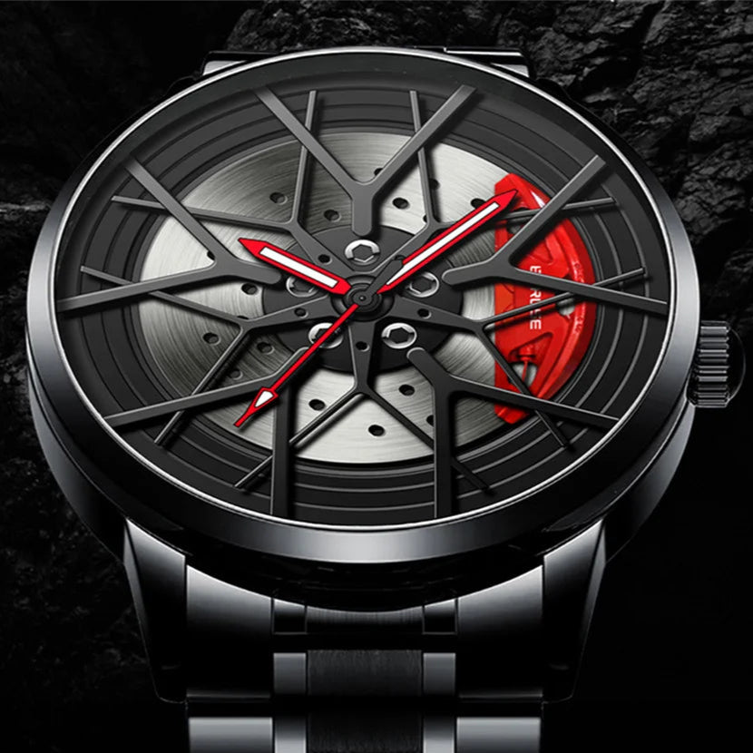 Modern Mens Car Wheel Watch