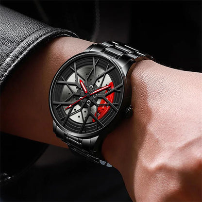 Modern Mens Car Wheel Watch