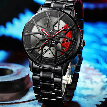 Modern Mens Car Wheel Watch