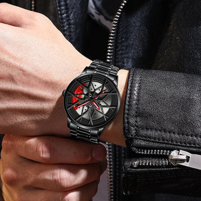 Modern Mens Car Wheel Watch