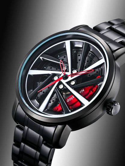 NS brand Fashion Mens Car Wheel Watch