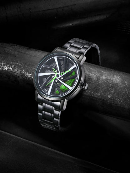 NS brand Fashion Mens Car Wheel Watch